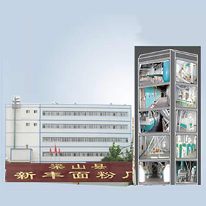 100-200吨成套磨粉机楼房结构图